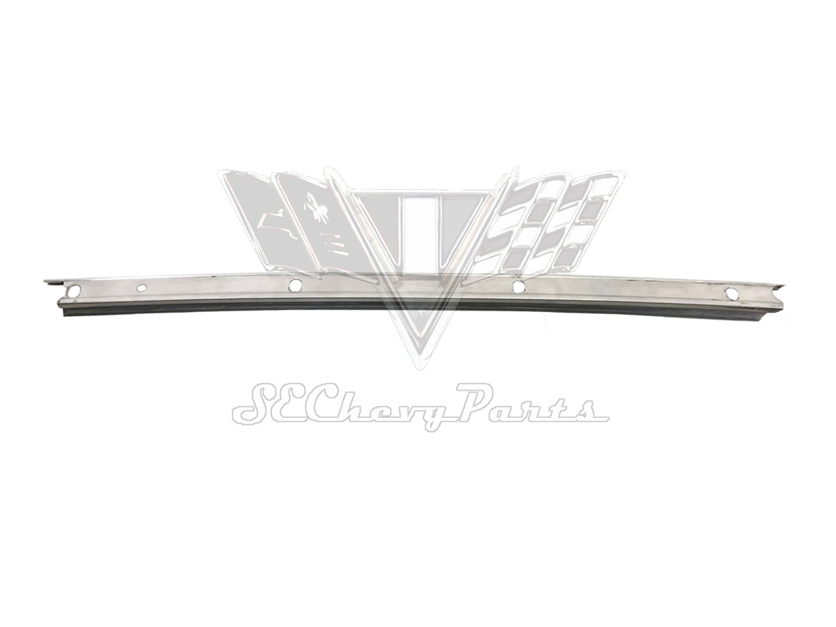 1965-1967 Chevy Impala Convertible A-Pillar Weatherstrip Molding Trim LEFT USED